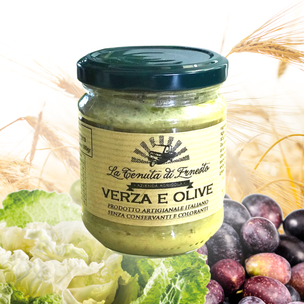 Crema alla verza e olive artigianale